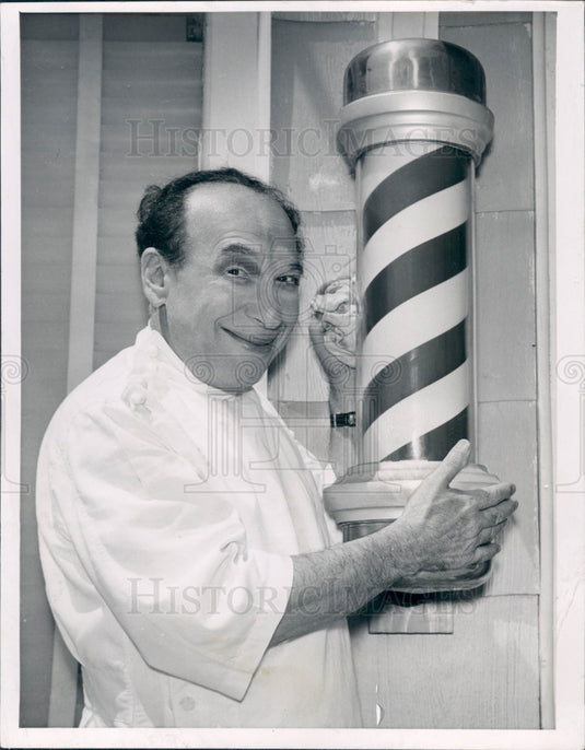 1955 Actor Menasha Skulnik Press Photo - Historic Images