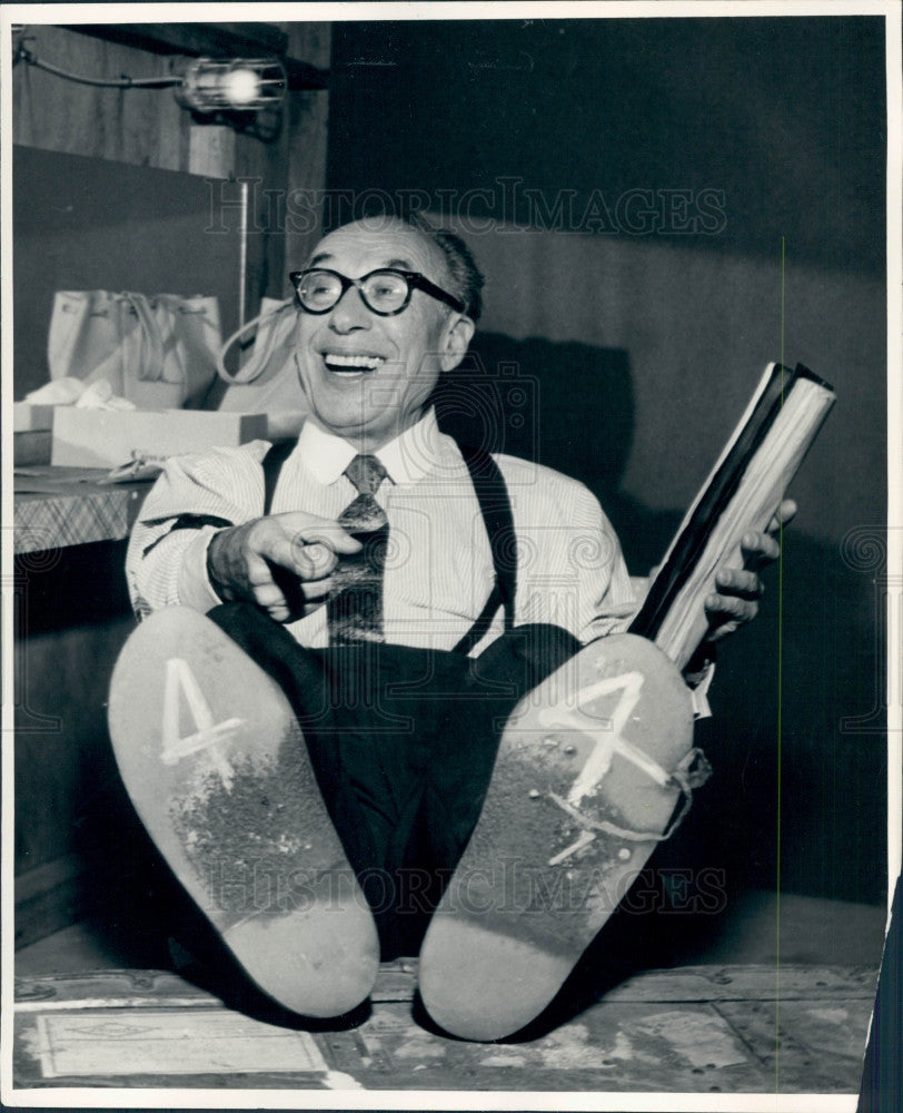 1959 Actor Menasha Skulnik Press Photo - Historic Images
