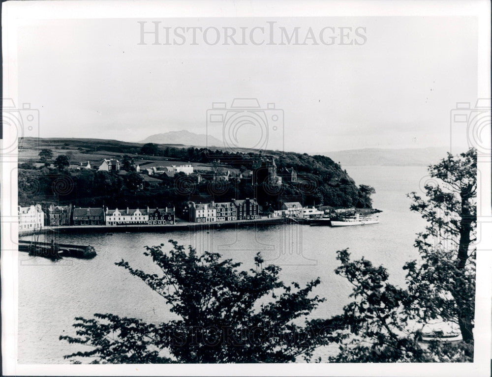 1965 Scotland Tobermory Bay Press Photo - Historic Images