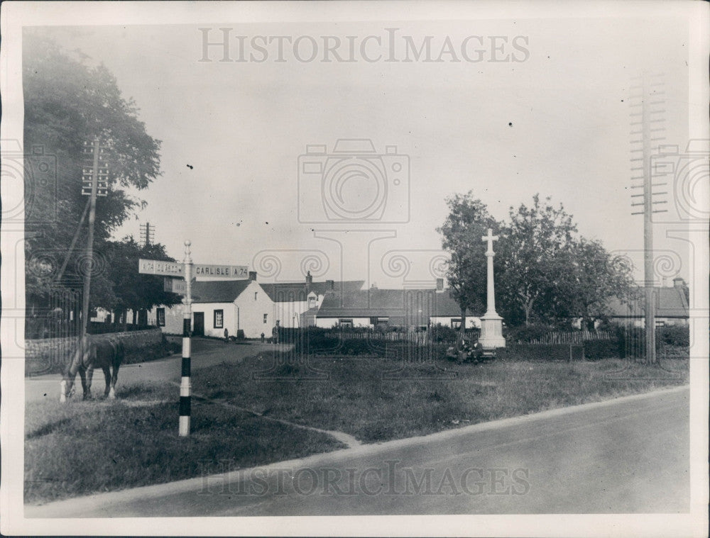 1930 Scotland Gretna Green Village Press Photo - Historic Images