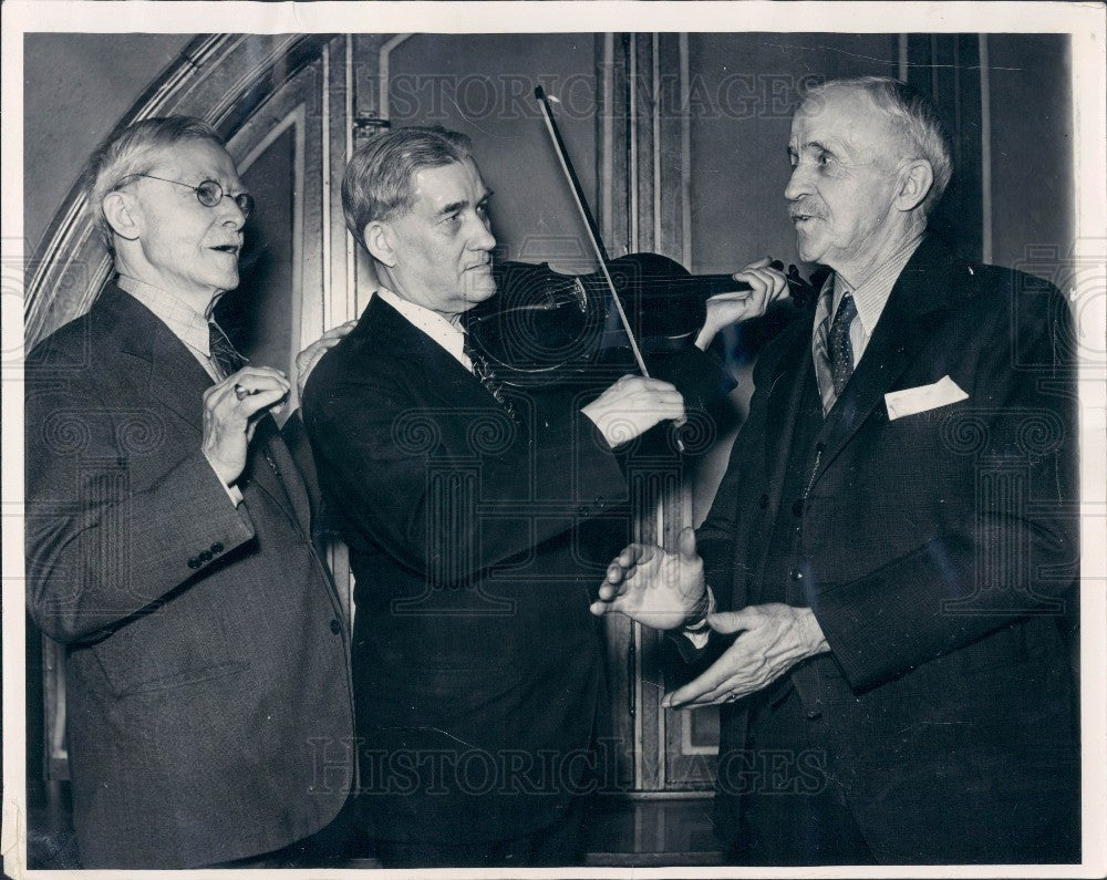 1938 Fiddler George Wilson Press Photo – Historic Images