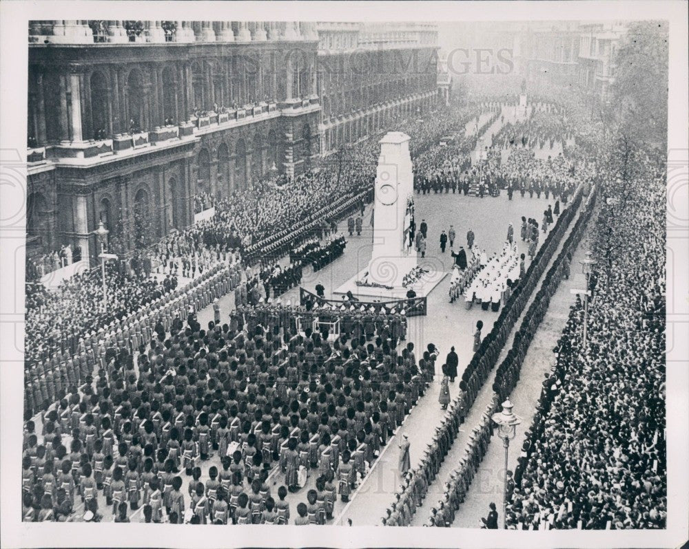 1937 Armistice Day Parade London Press Photo - Historic Images