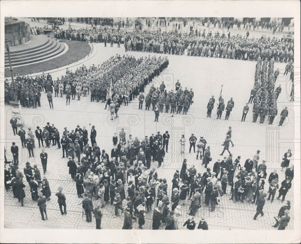 1931 Allied Armies 12th Congress Prague Press Photo - Historic Images