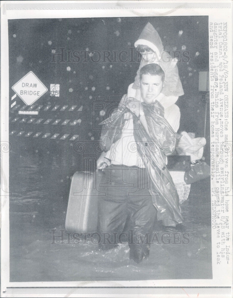 1969 Hurricane Camille Results Louisiana Press Photo - Historic Images