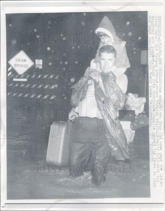1969 Hurricane Camille Results Louisiana Press Photo - Historic Images