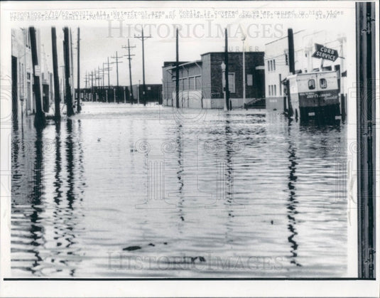 1969 Hurricane Camille Results Alabama Press Photo - Historic Images