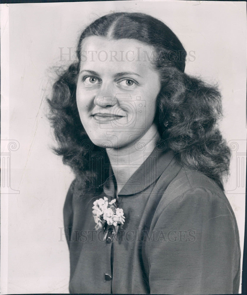 1950 Soprano Christine Tyrka Press Photo - Historic Images