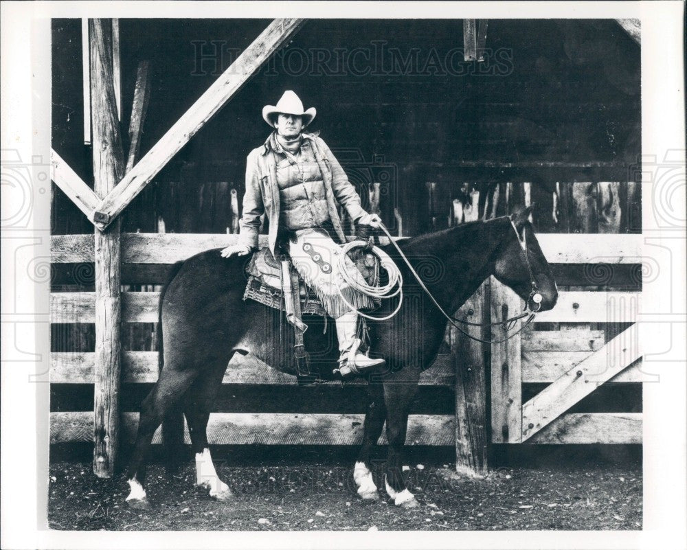 1983 Singer Dan Tyson Press Photo - Historic Images