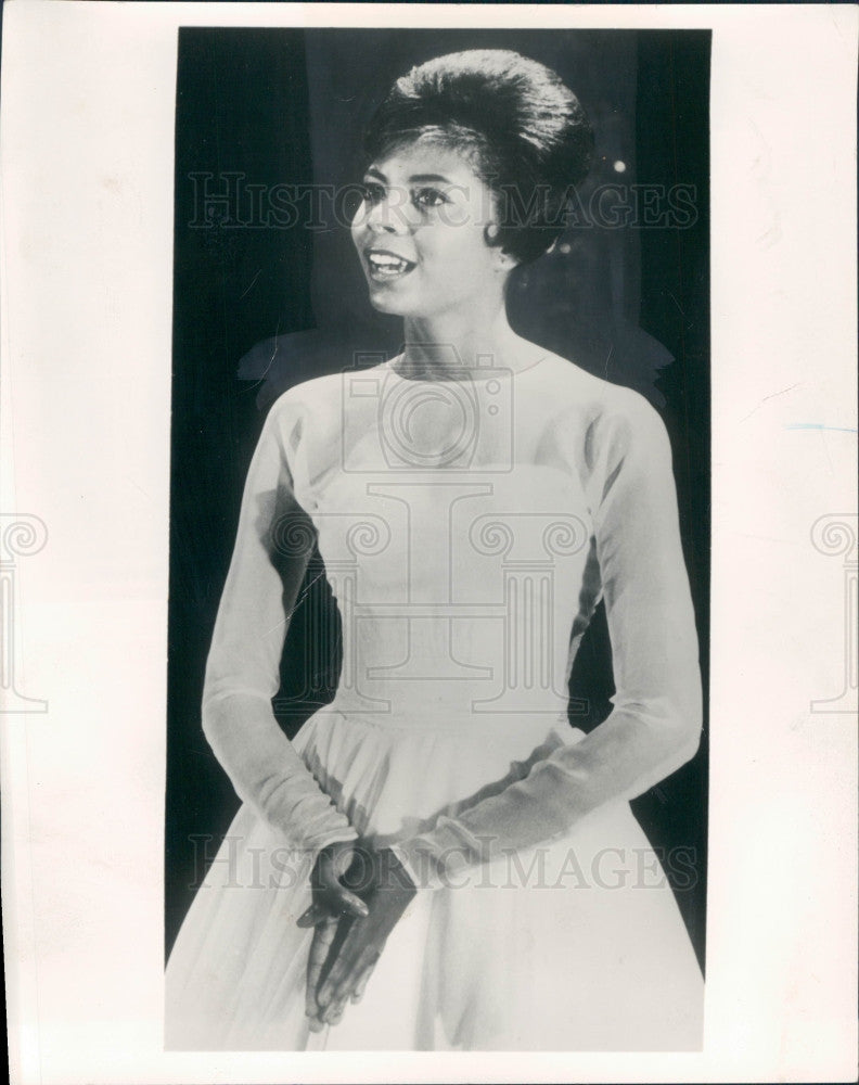 1961 Singer Leslie Uggams Press Photo - Historic Images