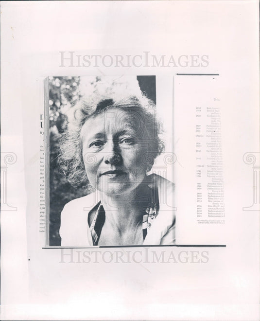 1962 Russian Ballerina Galina Ulanova Press Photo - Historic Images
