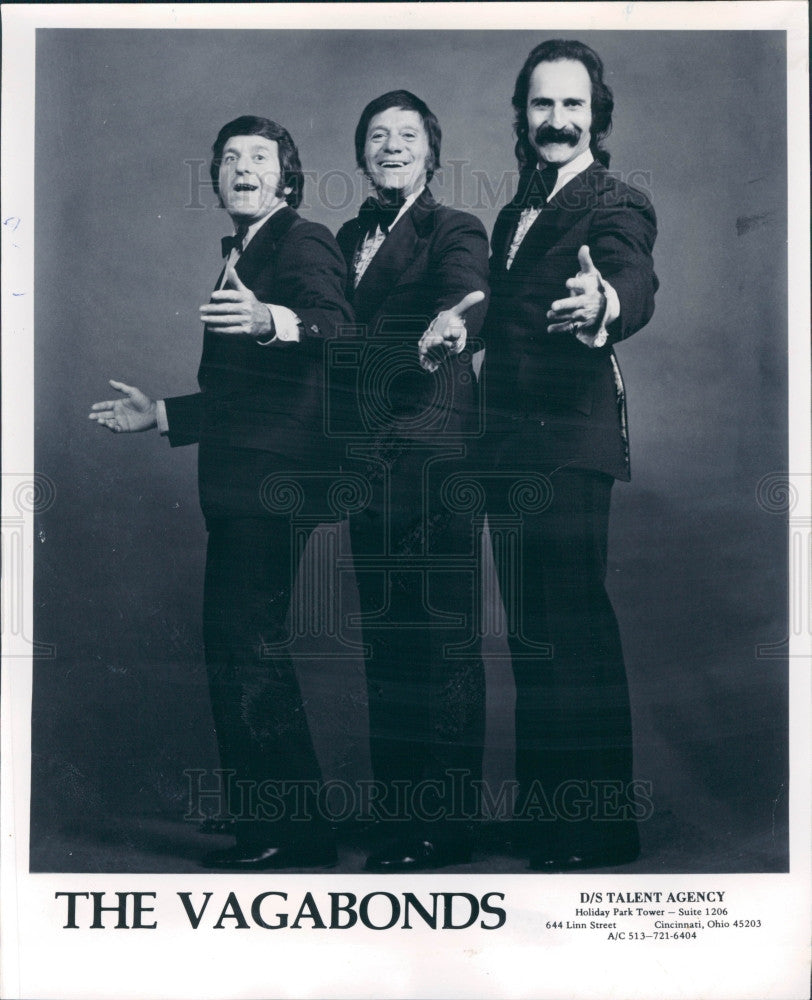 1975 Singing Group The Vagabonds Press Photo - Historic Images