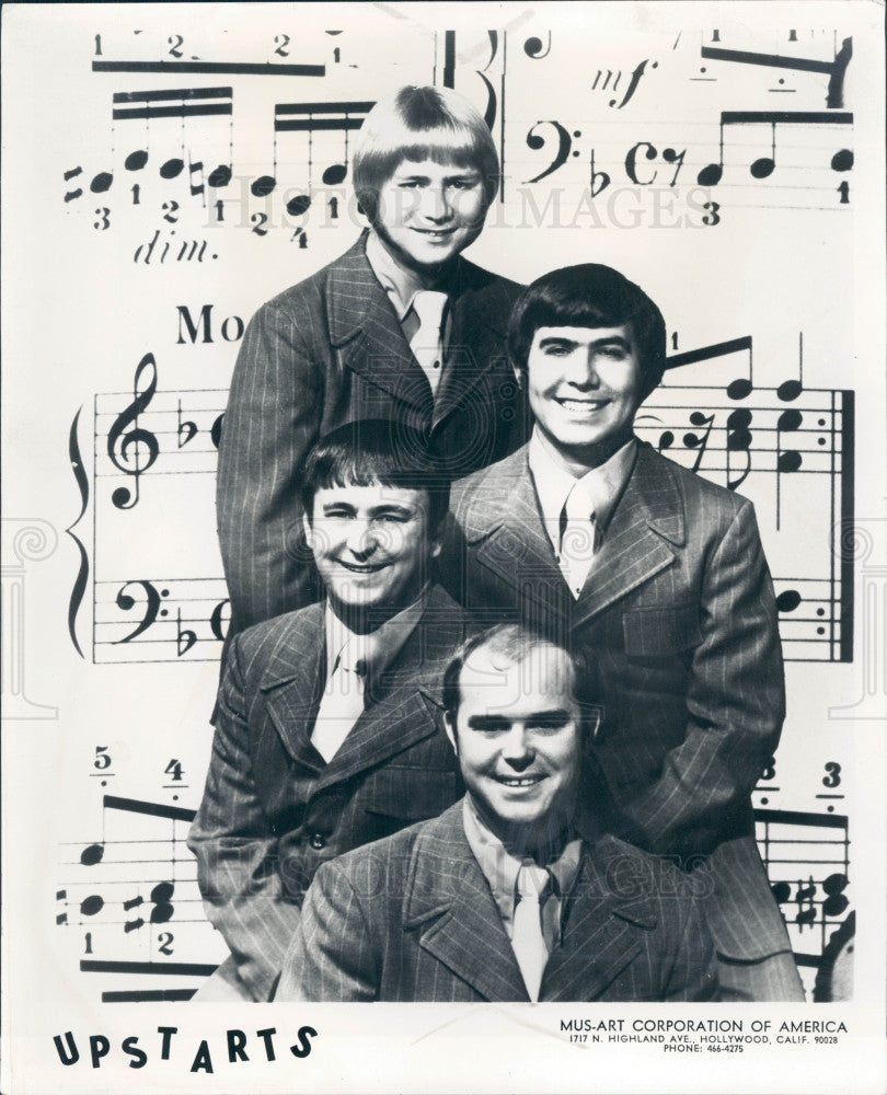 1971 Singing Group Upstarts Press Photo - Historic Images