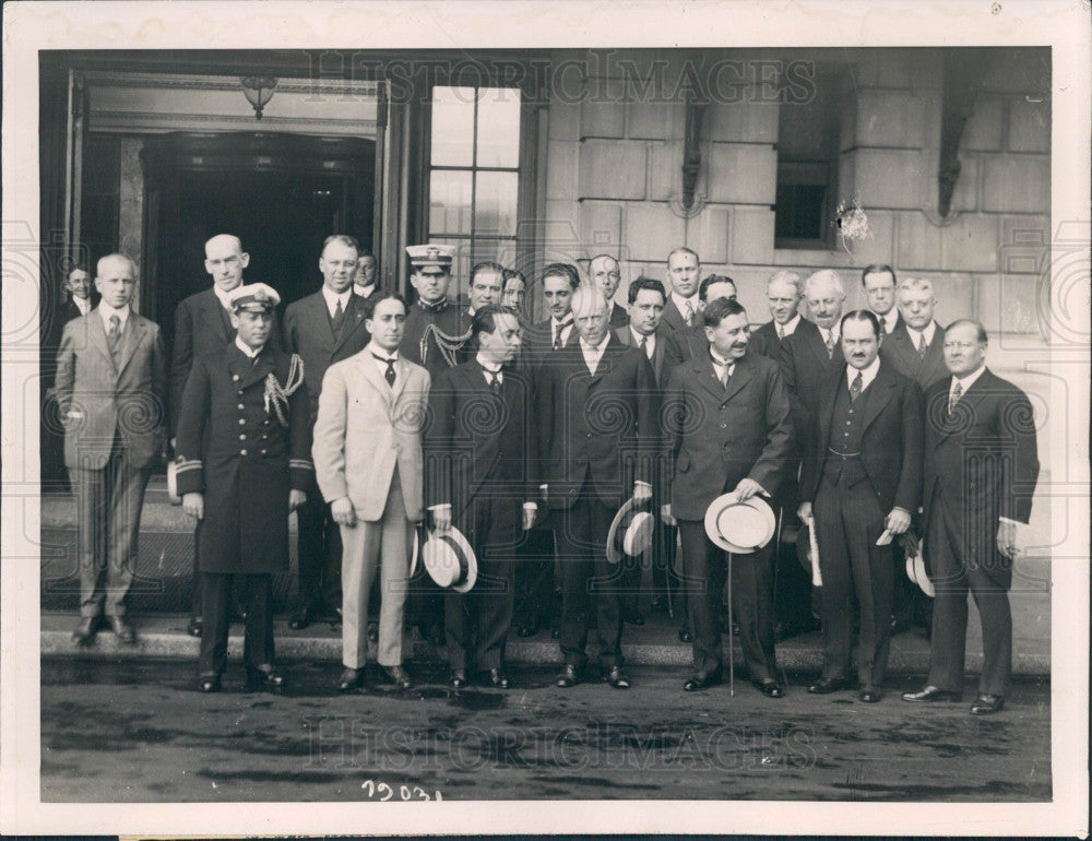 1918 Uruguayan Mission in Boston Press Photo - Historic Images
