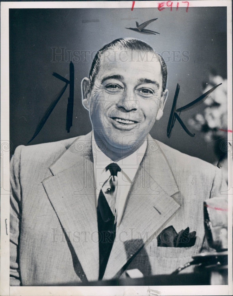 1952 Singer Actor Morton Downey Press Photo - Historic Images