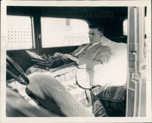 1930 Detroit Harry Smithson Ad Exec Press Photo - Historic Images
