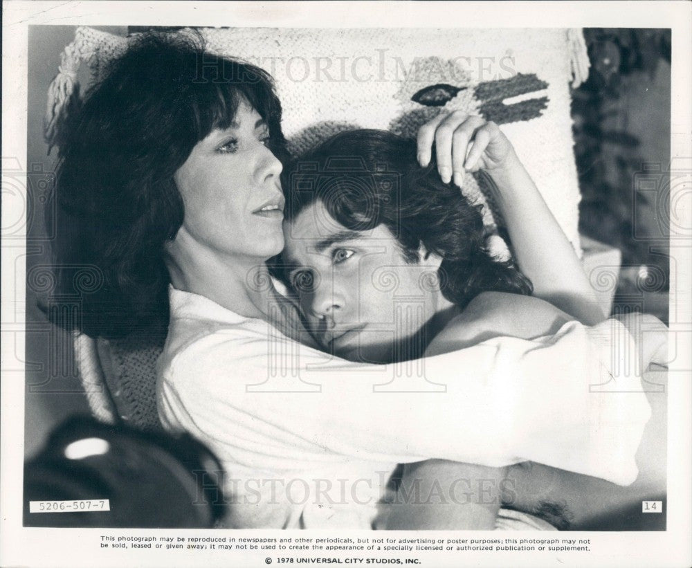 1978 Actors Lily Tomlin John Travolta Press Photo - Historic Images