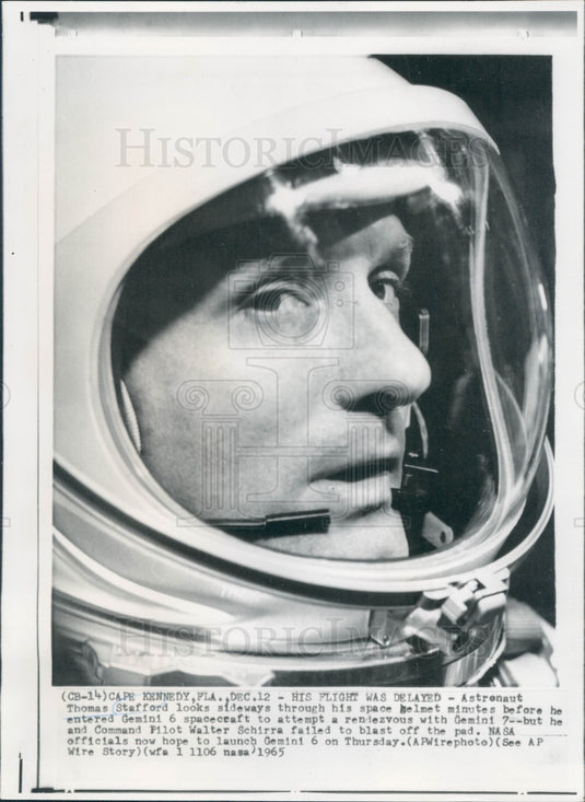 1965 Astronaut Thomas Stafford Press Photo - Historic Images