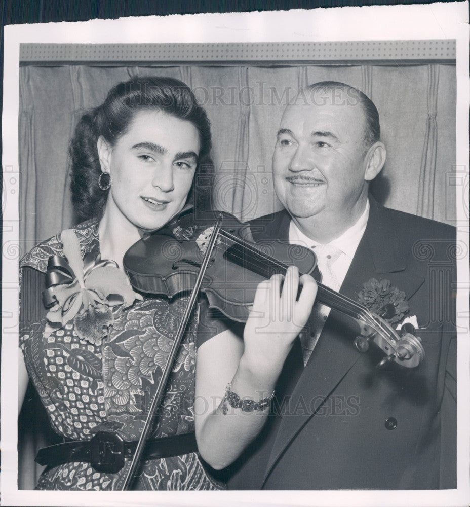 1952 Violinst Jane Utting Press Photo - Historic Images