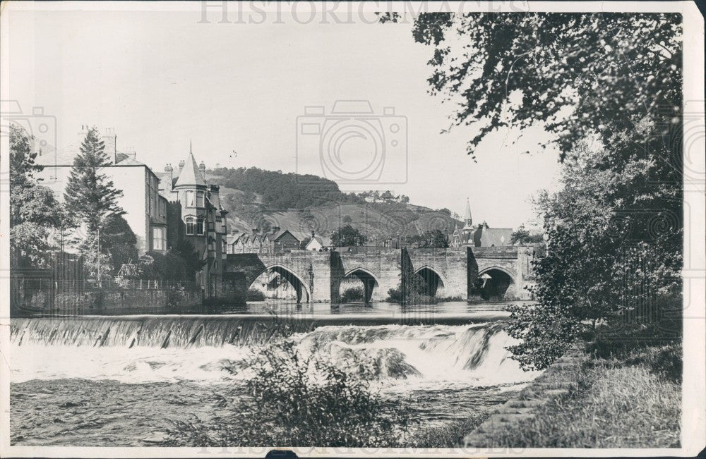 1930 Llangollen Wales Press Photo - Historic Images