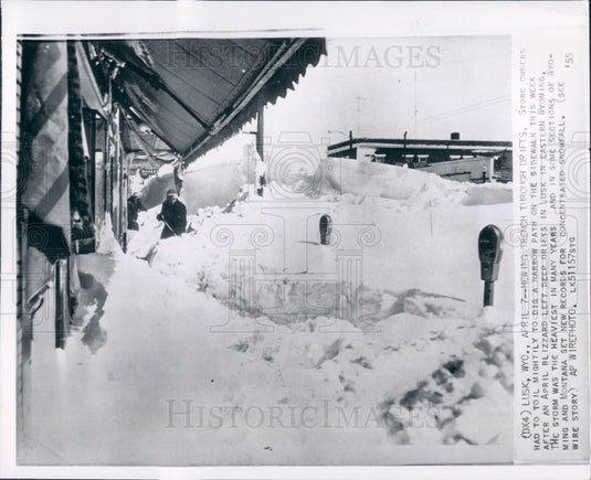 1955 Lusk Wyoming Press Photo - Historic Images