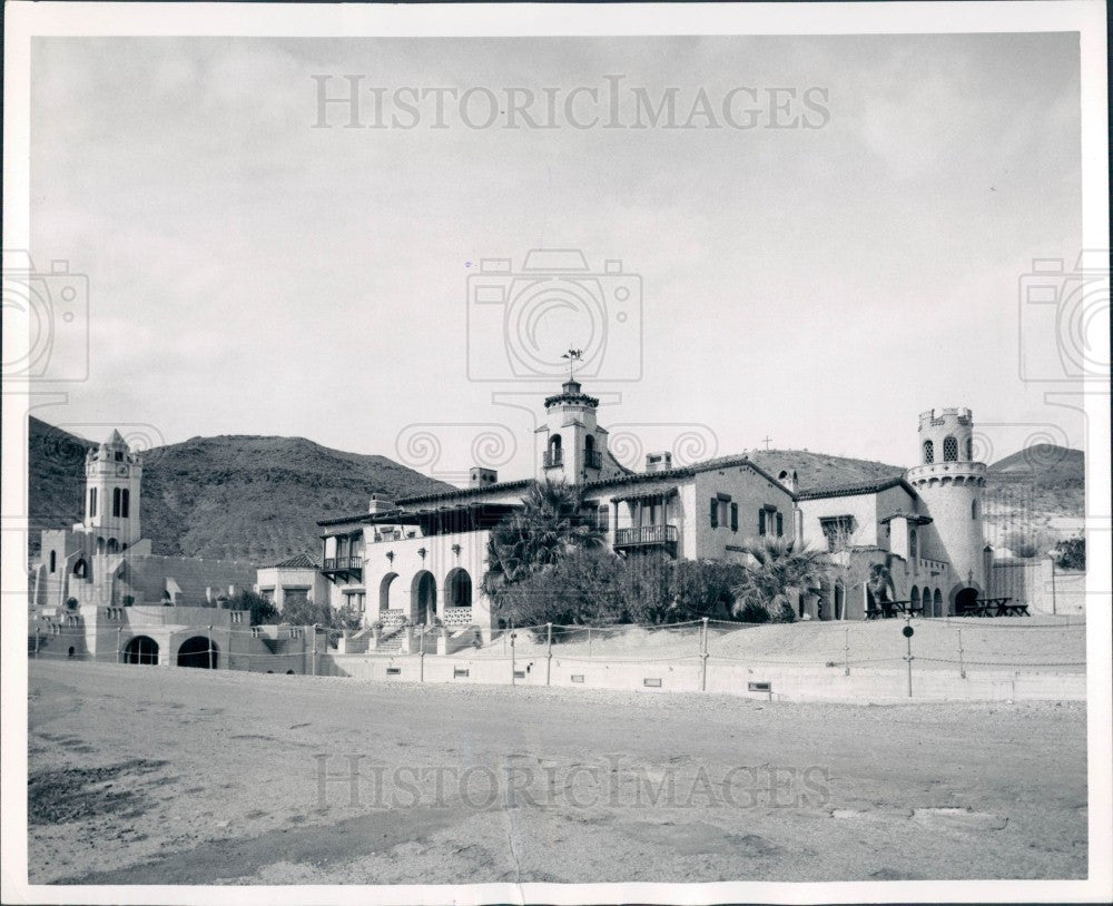 1963 Death Valley Scottys Castle Press Photo - Historic Images