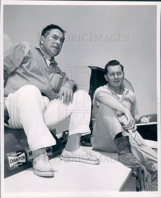 1964 Speedboat Racer Jim Fyle Owner Racioppi Photo - Historic Images