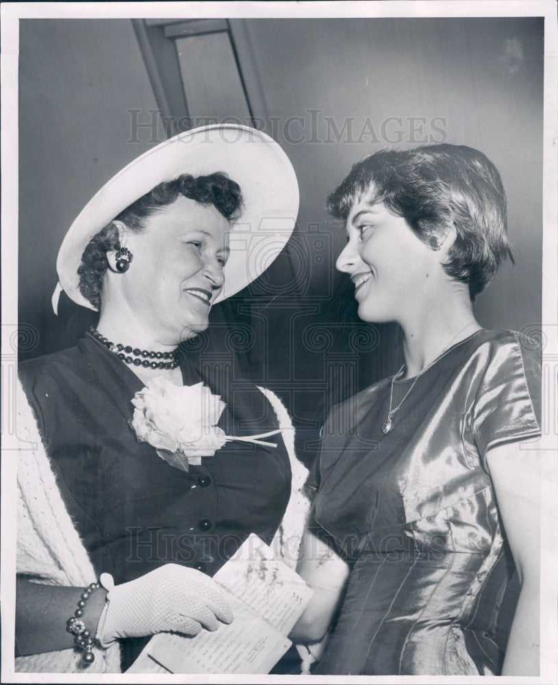 1955 Detroit Soprano Jane Purdy Press Photo - Historic Images