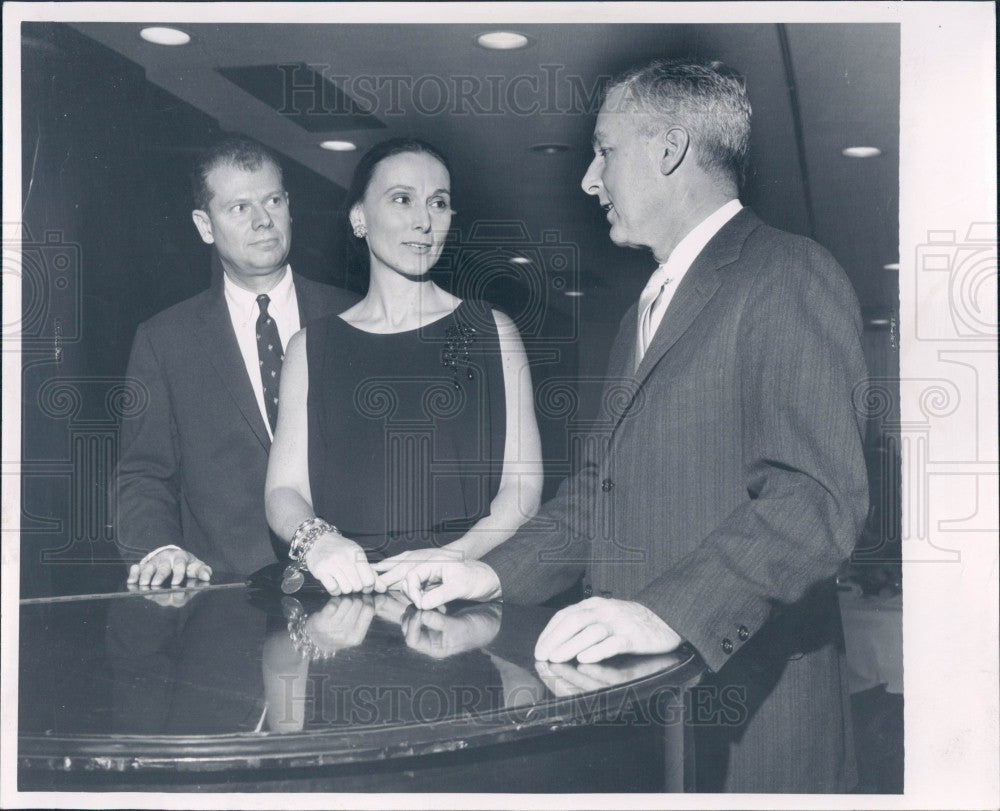 1965 Harvard Pres Nathan Pusey Press Photo - Historic Images