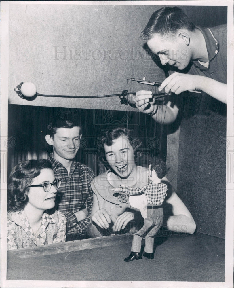 1958 Puppeteer Jon Davis Press Photo - Historic Images