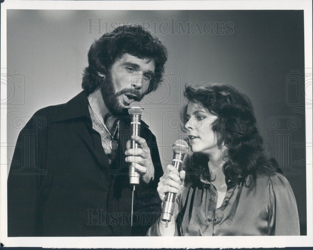 1980 Eddie Rabbitt Stockard Channing Press Photo - Historic Images