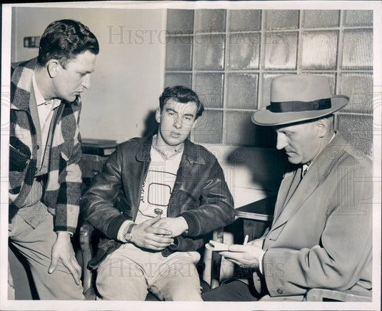 1953 Detroit Robber Seymour Raben Press Photo - Historic Images