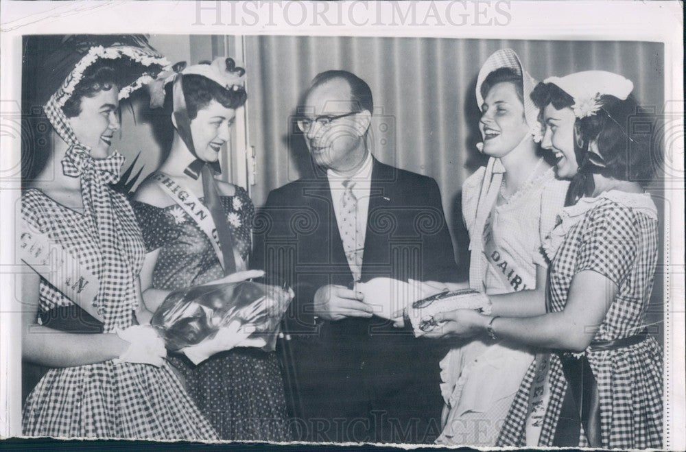 1957 Michigan Queens Press Photo - Historic Images