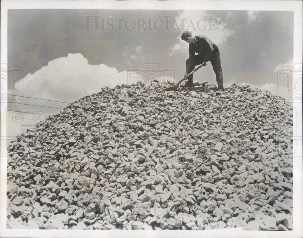 1950 Mineral Wool Production Press Photo - Historic Images