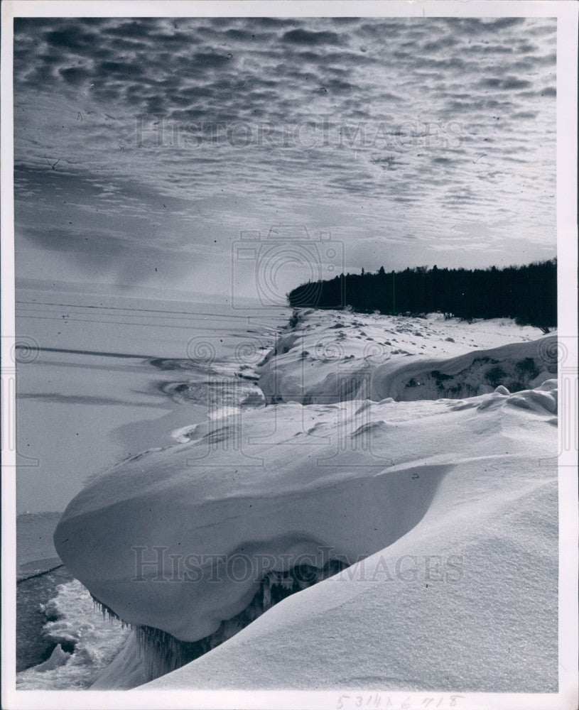 1963 Michigan Winter Press Photo - Historic Images