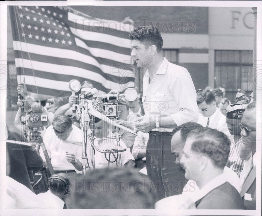 1955 Ford Motor Labor Leader Carl Stellato Press Photo - Historic Images