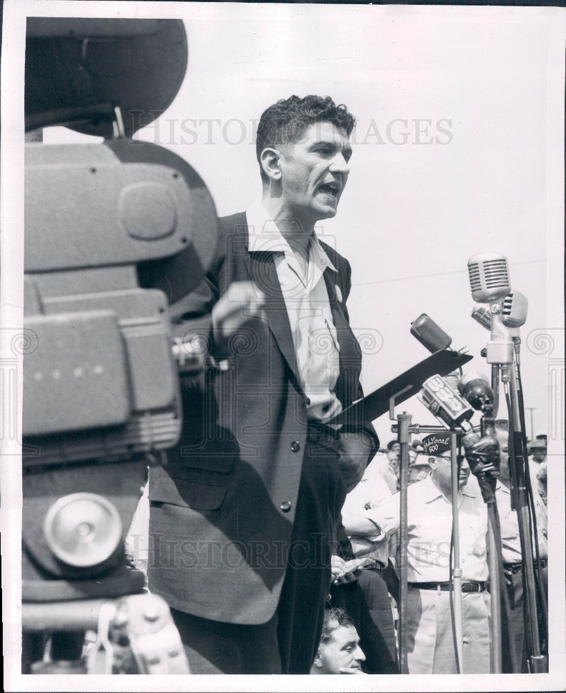 1955 Ford Motor Labor Leader Carl Stellato Press Photo - Historic Images