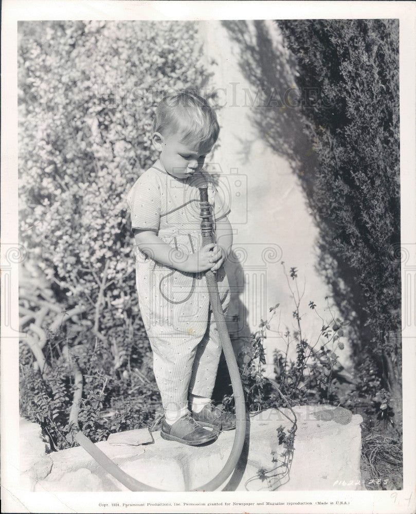 1934 Child Actor Baby Leroy Press Photo - Historic Images