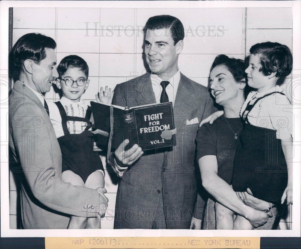 1956 Actor/MC Bert Parks Press Photo - Historic Images