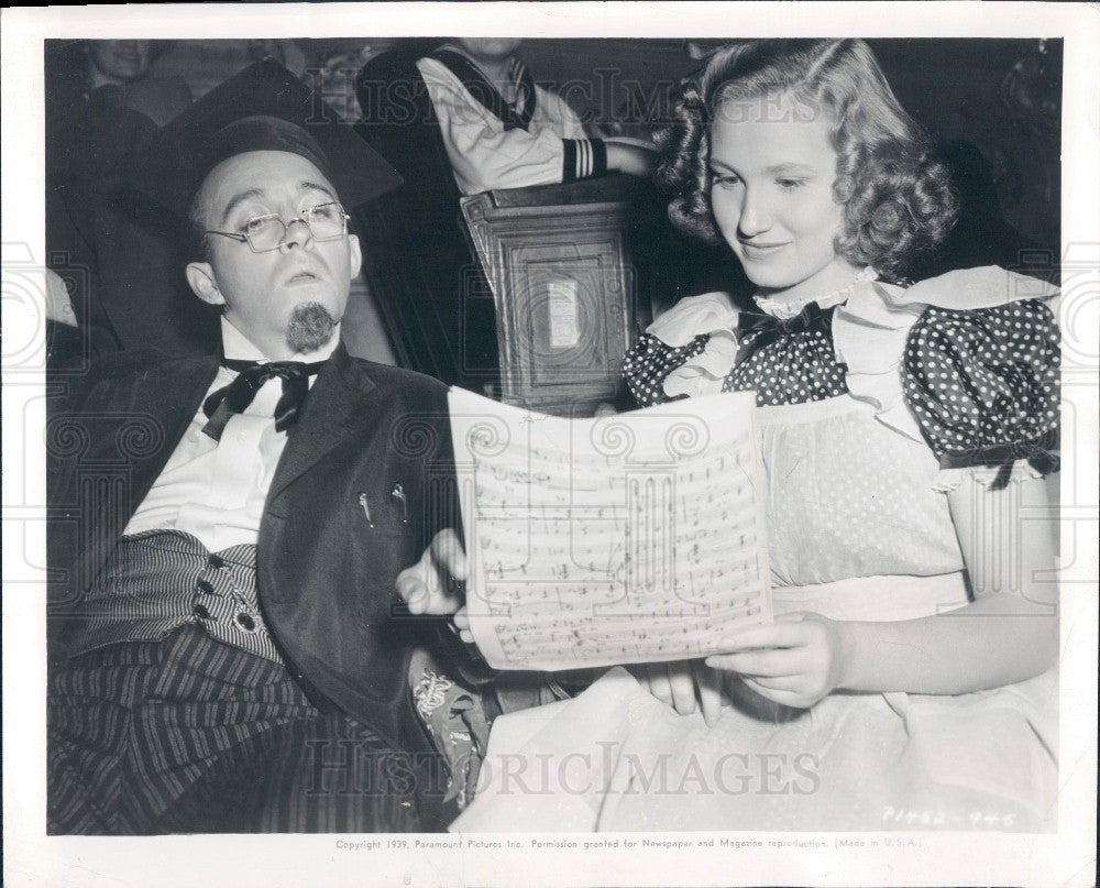 1939 Actors Bing Crosby &amp; Linda Ware Press Photo - Historic Images