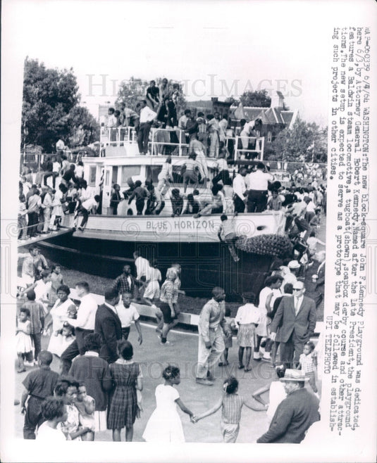 1964 Opening John F Kennedy Playground Washington Photo - Historic Images