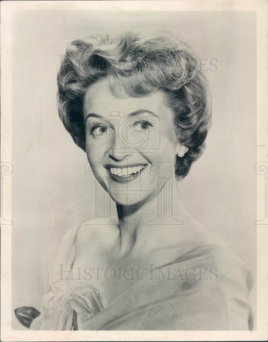 1961 Actress Norma Zimmer Press Photo - Historic Images