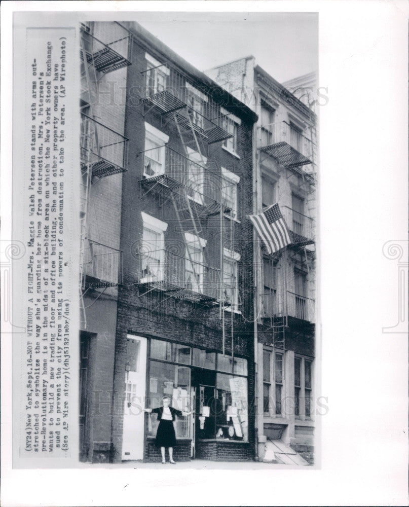 1965 NY Stock Exchange Future Home Dispute Press Photo - Historic Images