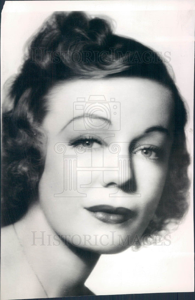 1938 Actress Haila Stoddard Press Photo - Historic Images