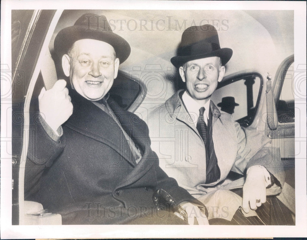 1949 Netherlands Foreign Min Dirk Stikker Press Photo - Historic Images