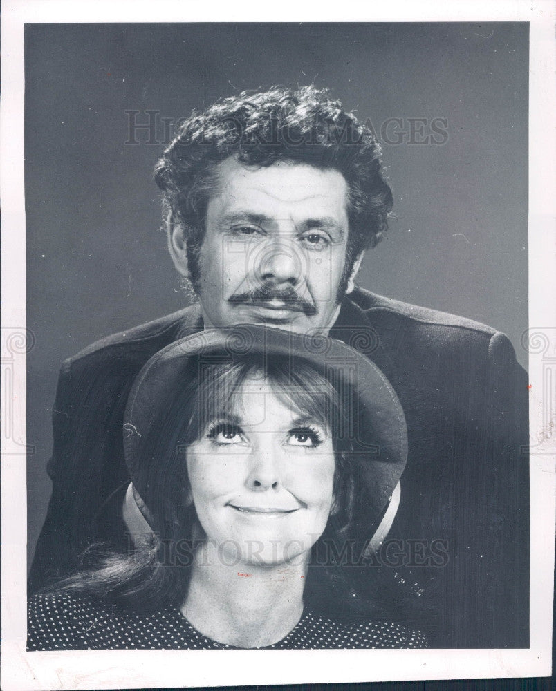 1970 Comedy Team Jerry Stiller &amp; Anne Meara Press Photo - Historic Images