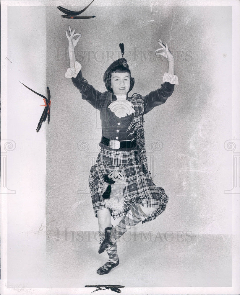 1958 Dancer Sharon Kaye Magnuson Press Photo - Historic Images