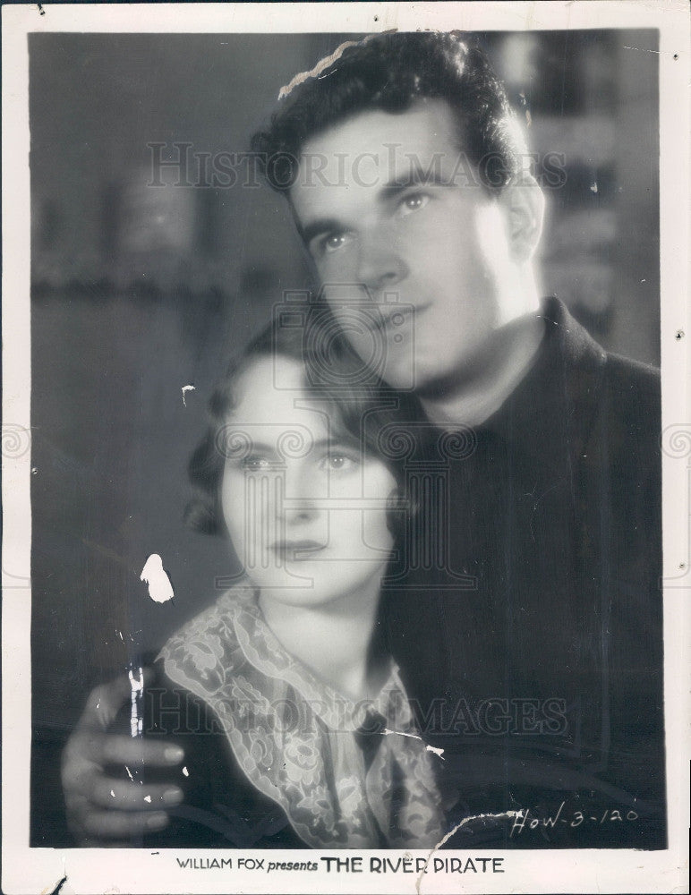 1928 Actors Lois Moran & Nick Stuart Press Photo - Historic Images