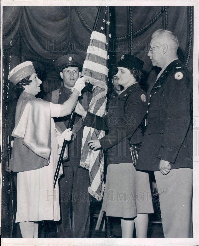 1943 Detroit W.A.A.C Press Photo - Historic Images