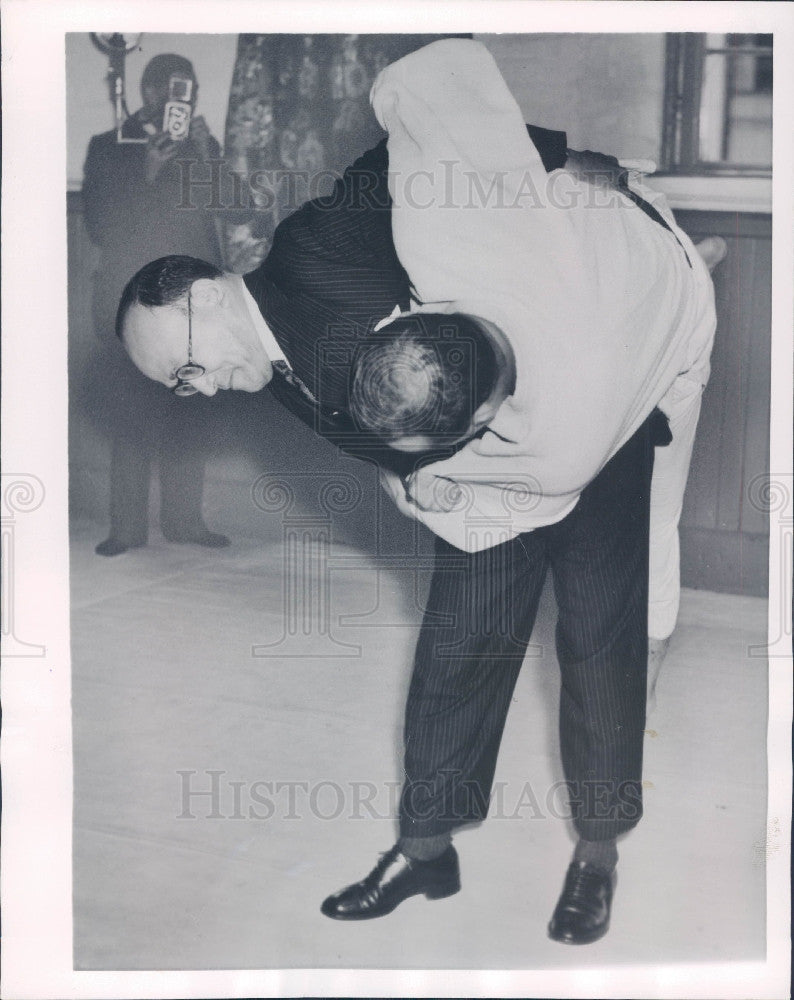 1954 Japan Ambassador Matsumoto Press Photo - Historic Images