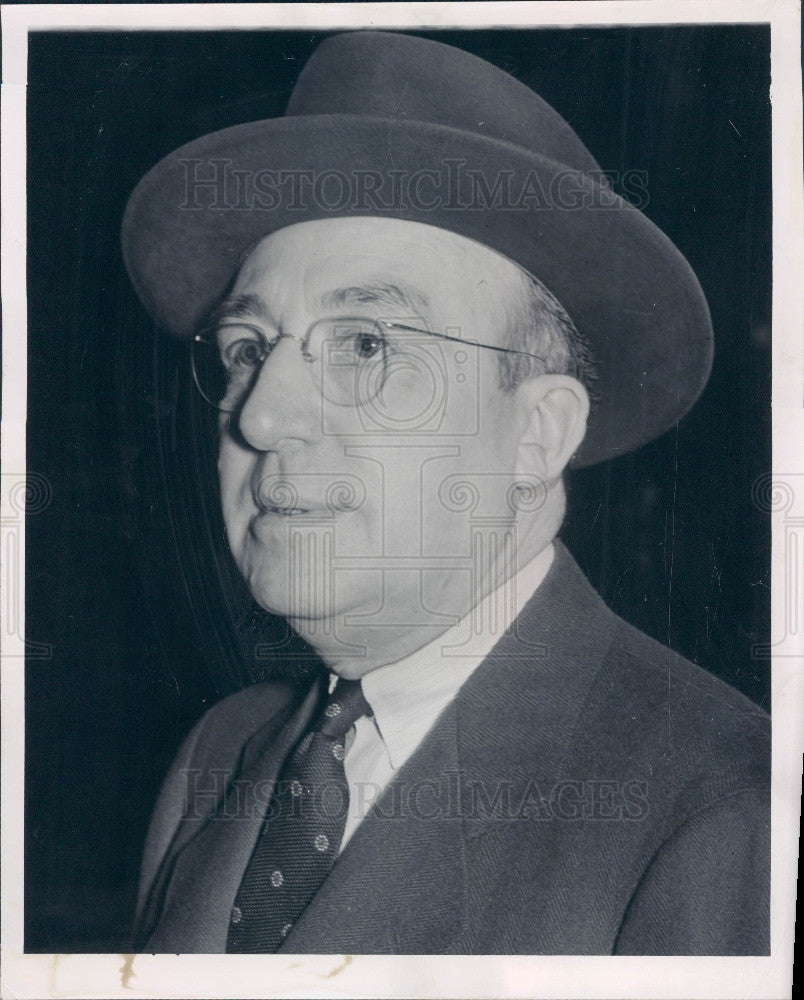 1941 Bay City MI Businessman C Trombley Press Photo - Historic Images